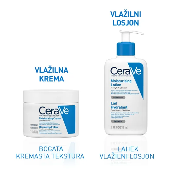 CeraVe, vlažilna krema, 340 g