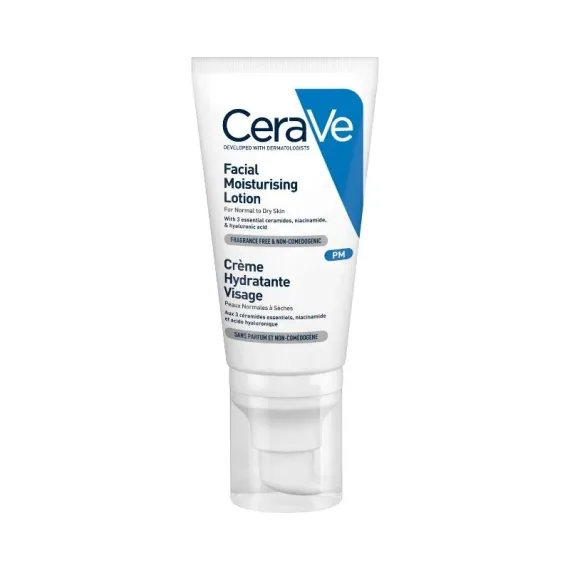 CeraVe, vlažilna nega za obraz, 52 ml