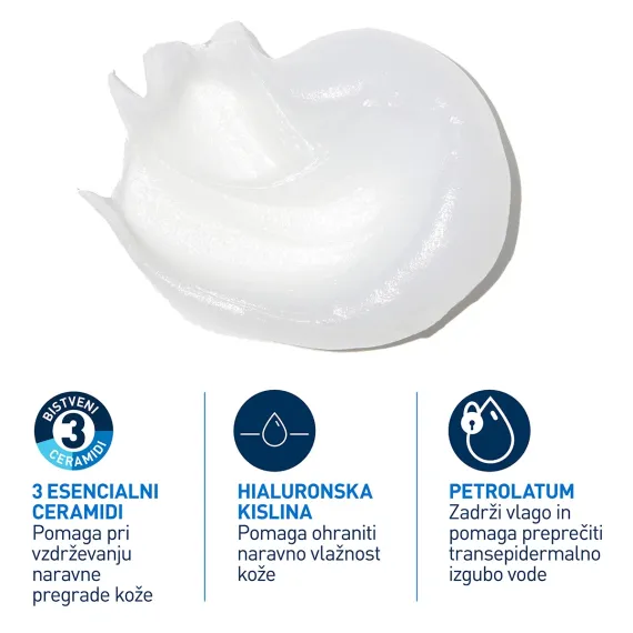 CeraVe, napredno obnovitveno mazilo za obnovo suho ter hrapavo kožo, 88 ml