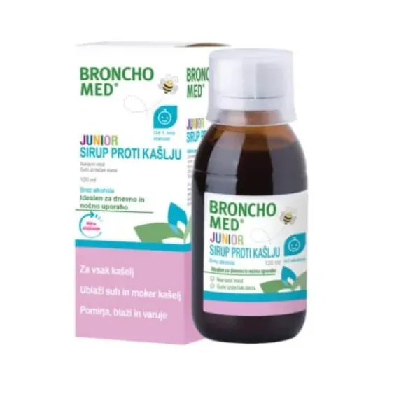 Bronchomed, Junior sirup proti kašlju, 120 ml