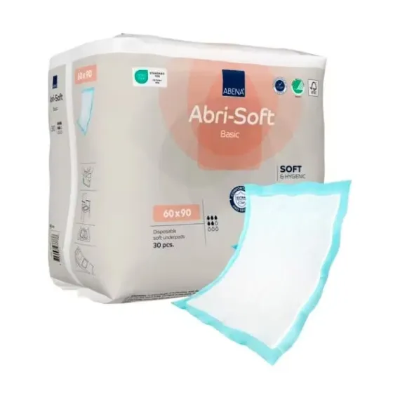 Abri Soft, Basic vpojna posteljna podloga 60 x 90 cm, 30 podlog