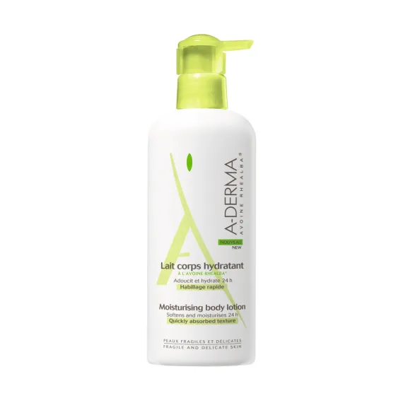 A-Derma, vlažilno mleko za telo, 400 ml