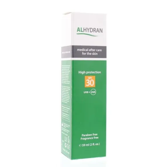 Alhydran, medicinska negovalna vlažilna krema ZF30, 59 ml
