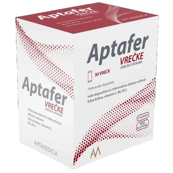 Aptafer, vrečka za oralno uporabo, 30 vrečk