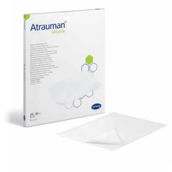 Atrauman, silikonska obloga starilna, 7,5 x 10 cm, 5 oblog