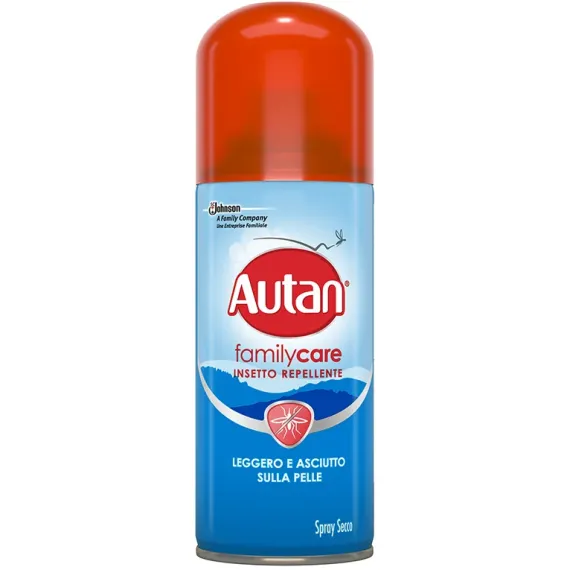 Autan, family care spray secco, suhi sprej repelent za zaščito pred piki insektov, 100 ml