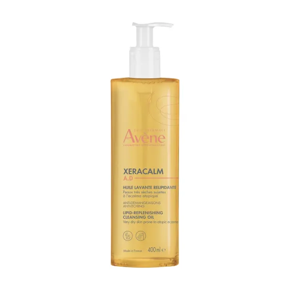 Avene, XeraCalm A.D, relipidirajoče olje za čiščenje kože, 400 ml