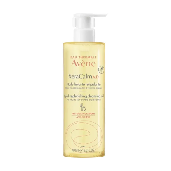Avene, XeraCalm A.D, relipidirajoče olje za čiščenje kože, 400 ml