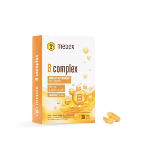 Medex, B complex kapsule, 30 kapsul