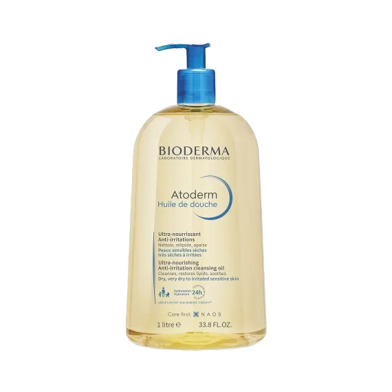 Bioderma, Atoderm hranilno olje za tuširanje plastenka s pumpico, 1 L (-20% popust)