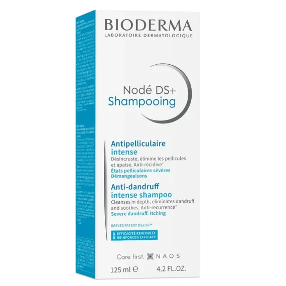 Bioderma, Node DS+, intenzivni dermatološki šampon proti prhljaju, 125 ml