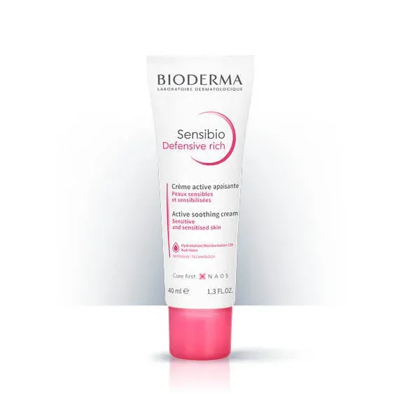 Bioderma, Sensibio Defensive rich, bogata aktivna pomirjujoča krema, 40 ml