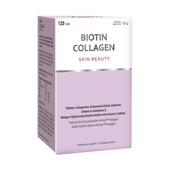 Vitabalans, Biotin Collagen tablete, 120 tablet