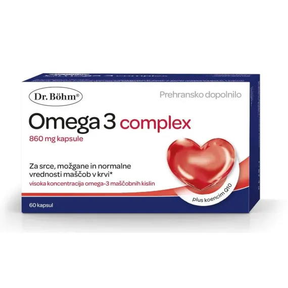 Dr. Böhm, Omega 3 kompleks kapsule, 60 kapsul
