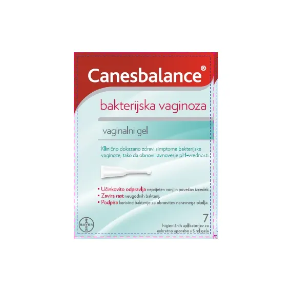 Canesbalance, vaginalni gel, 7 aplikatorjev 