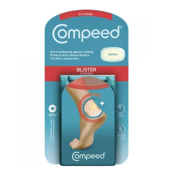 Compeed, obliž za žulje Extreme - peta, 5 obližev