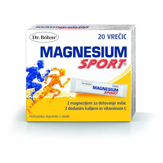 Dr. Böhm, Magnesium Sport vrečice, 20 vrečk