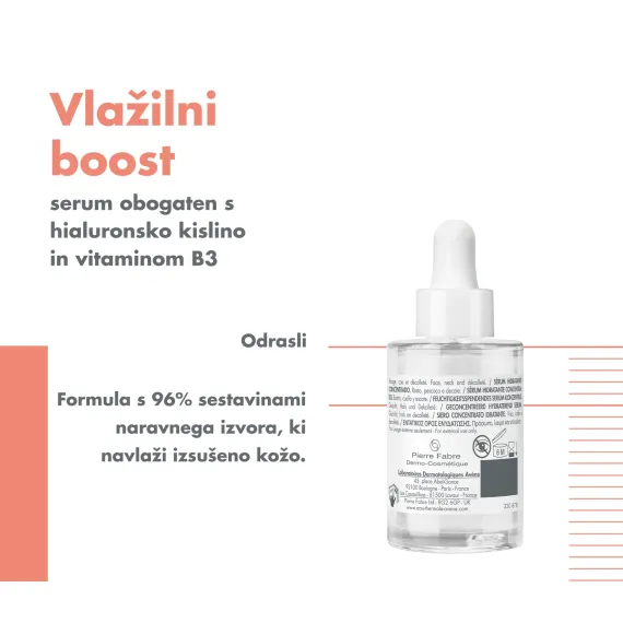 Avene, Hydrance boost, koncentrirani vlažilni serum, 30 ml