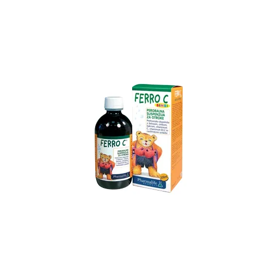 Bimbi, Ferro C peroralna suspenzija, 200 ml
