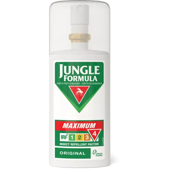Jungle Formula maximum original, zaščita proti komarjem in klopom, 75 ml