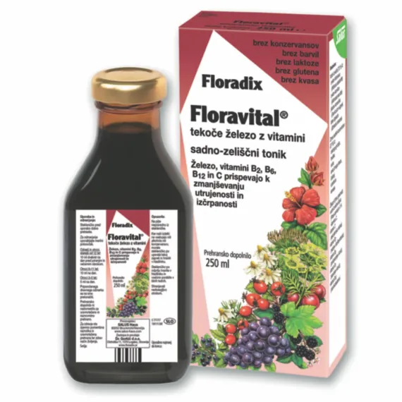 Floradix Floravital, tonik, 250 ml