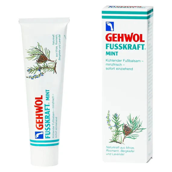 Gehwol, Fusskraft mint, osvežilna krema, 75 ml