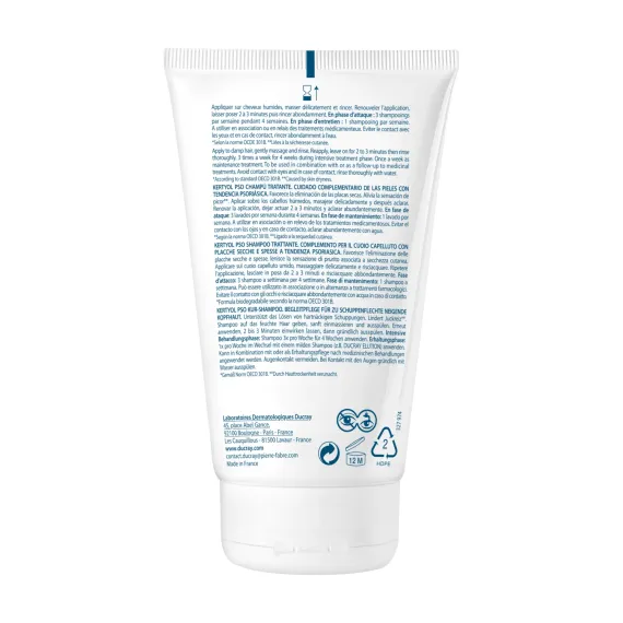 Ducray, Kertyol P.S.O. šampon proti prhljaju, 125 ml