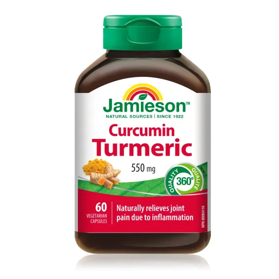 Jamieson, kurkuma 550mg, 60 kapsul