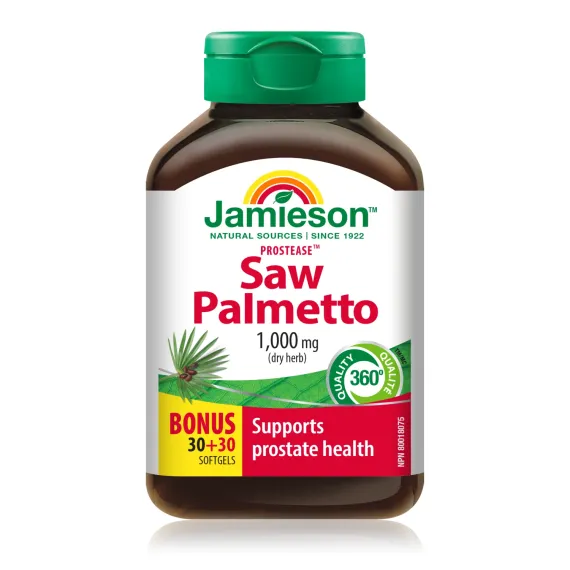 Jamieson, prostease Saw palmetto zdrava prostata kapsule, 60 kapsule