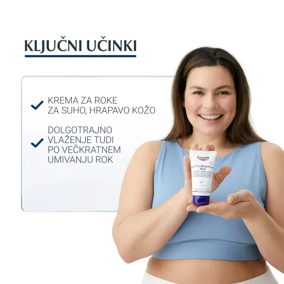Eucerin, UreaRepair PLUS krema za roke 5%, 75 ml