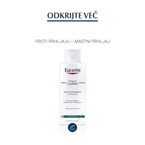 Eucerin, DermoCapillaire šampon proti suhem prhljaju, 250 ml