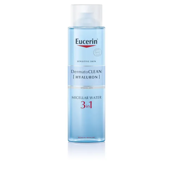 Eucerin DermatoCLEAN, 3v1 čistilni fluid za vse tipe kože, 400 ml