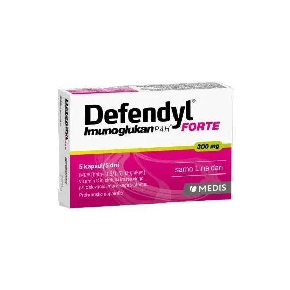 Defendyl-Imunoglukan, P4H forte kapsule, 5 kapsul