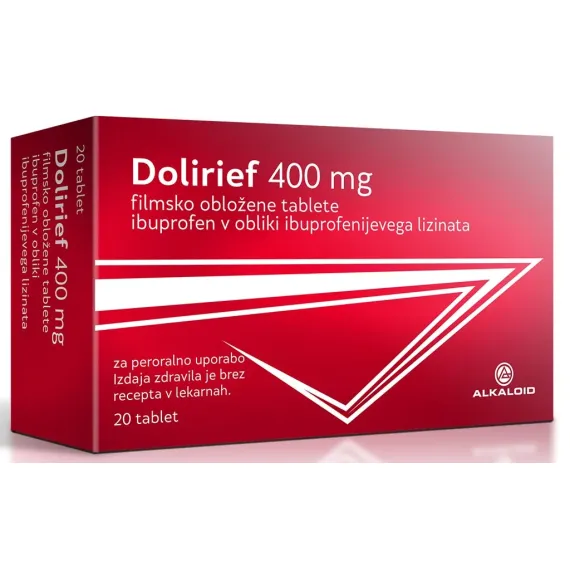 Dolirief 400 mg filmsko obložene tablete, 20 tablet