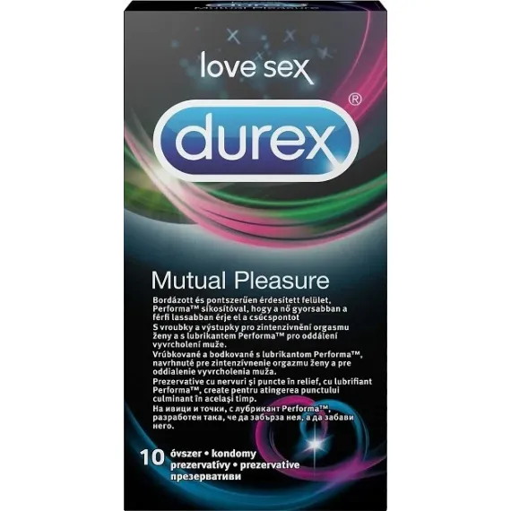 Durex, preservativi Mutual Pleasure kondomi, 10 kondomov