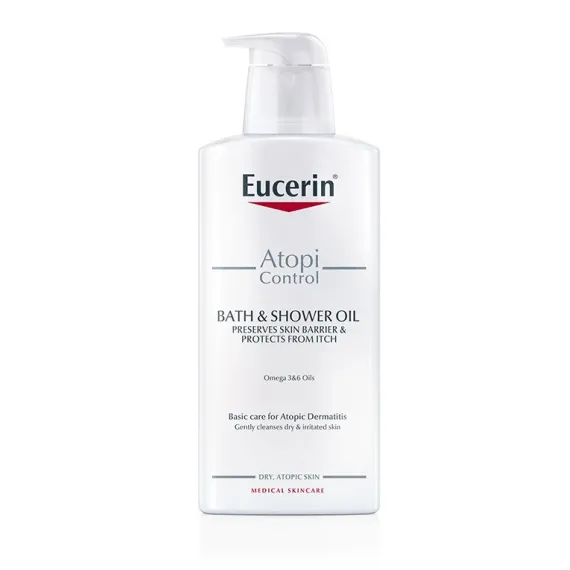 Eucerin, AtopiControl čistilno olje za prhanje in kopel, 400ml