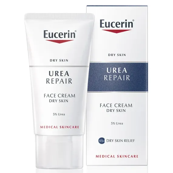 Eucerin, urea repair 5% krema za obraz za suho kožo v tubi, 50ml