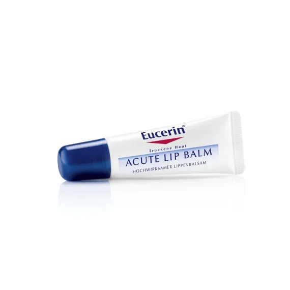 Eucerin, akut lip balzam za nego suhih in razpokanih ustnic, 10ml