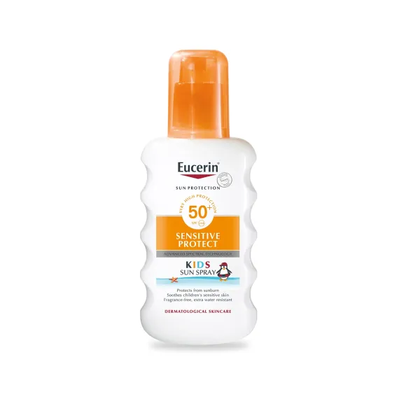 Eucerin, Sun pršilo za zaščito otroške kože pred soncem ZF50+, 200ml 