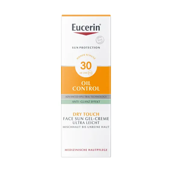 Eucerin, Sun dry touch kremni gel za zaščito obraza pred soncem ZF30, 50ml