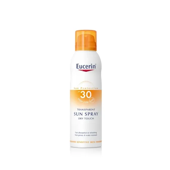 Eucerin, Sun dry touch prozorni sprej za zaščito kože pred soncem ZF30, 200ml
