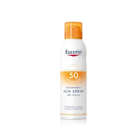 Eucerin, Sun dry touch prozorni sprej za zaščito pred soncem ZF50, 200ml