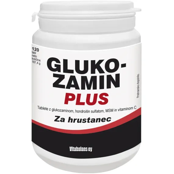 Glukozamin plus, tablete z glukozaminom, 120 tablet