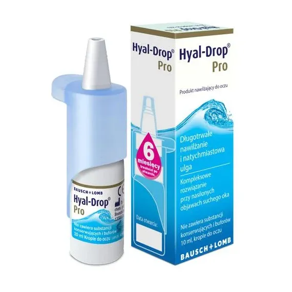 Hyal-Drop Pro, kapljice za oko, 10 ml
