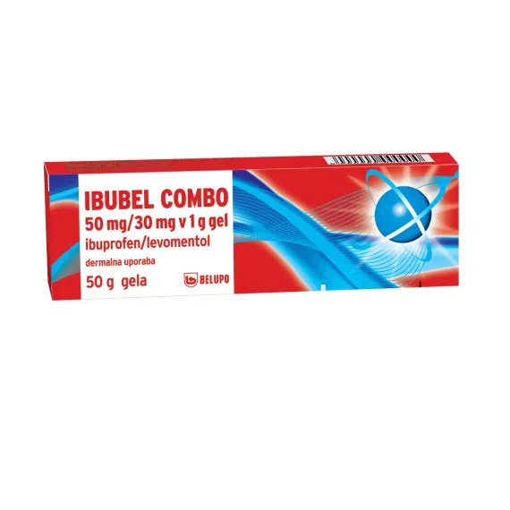 Ibubel Combo 50 mg/30 mg v 1 g gel, 50 g