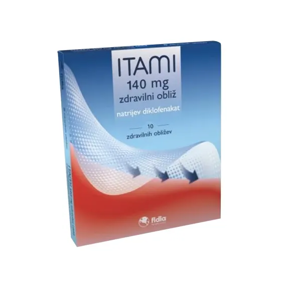 Itami 140 mg zdravilni obliž, 10 obližev
