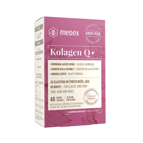 Medex, Kolagen Q+ kapsule, 40 kapsul