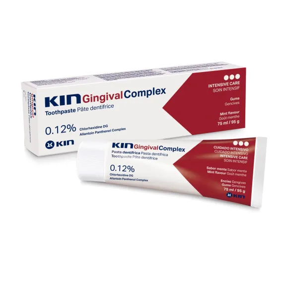 Kin, Gingival complex zobna pasta z okusom mentola, 75 ml