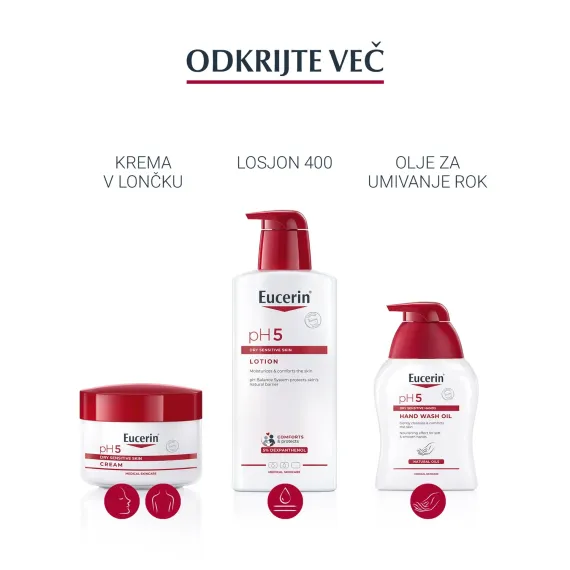 Eucerin, pH5 krema za roke, 75 ml