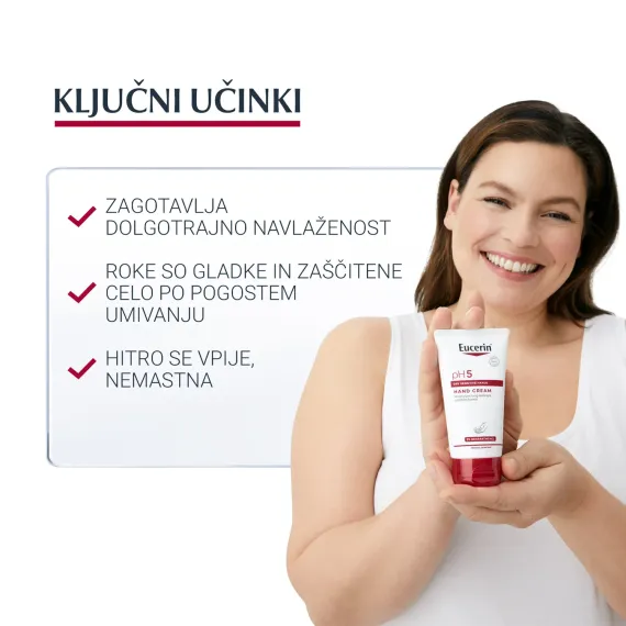 Eucerin, pH5 krema za roke, 75 ml